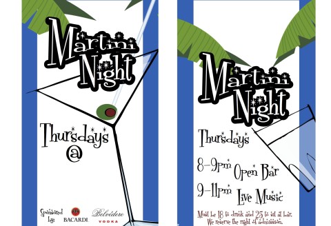 Martini Night (UNUSED Promo Art)